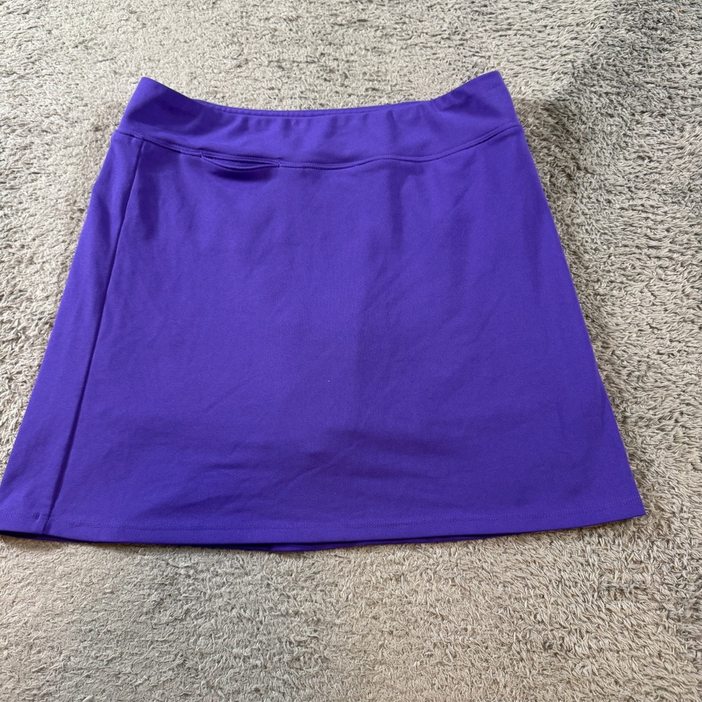 Adidas Golf Skort Size 2 Purple Climalite Athletic Tennis Skirt Performance